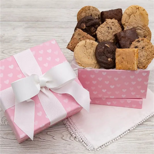 With Love Cookie & Brownie Gift Box by Gourmet Gift Baskets