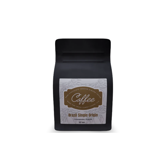 Brazil Single Origin Coffee 12 oz. Includes Shipping