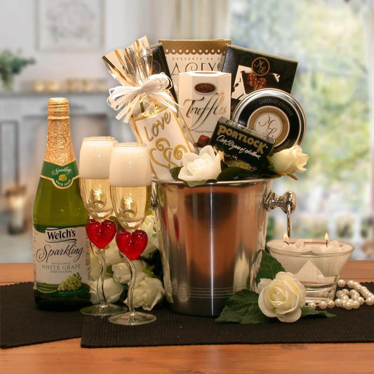 Romantic Evening For Two Gift Basket - by GBDS - Includes Free Ground Shipping