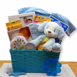 Welcome New Baby Gift Box - Blue by GBDS - Includes Ground Shipping