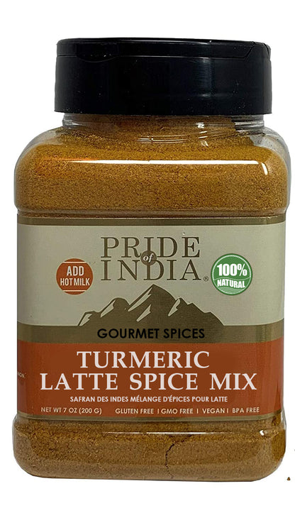 Organic Turmeric Latte Spice Mix Pride of India – Turmeric Latte Spice Mix – Includes Free Shipping