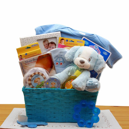 Welcome New Baby Gift Box - Blue by GBDS - Includes Ground Shipping