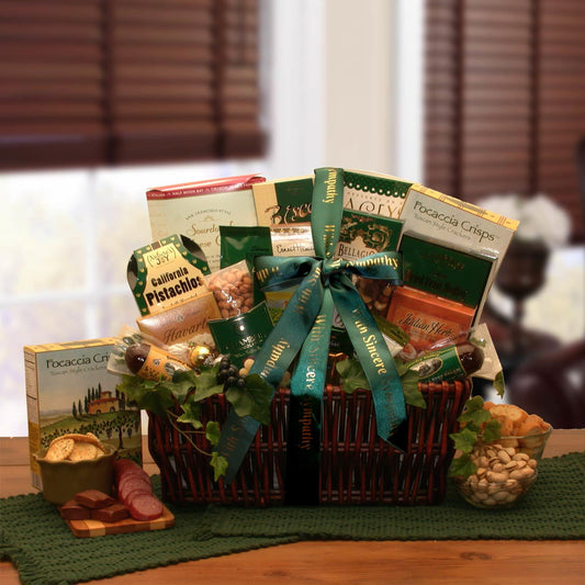 With Our Deepest Sympathy Gift Basket - Includes Free Ground Shipping