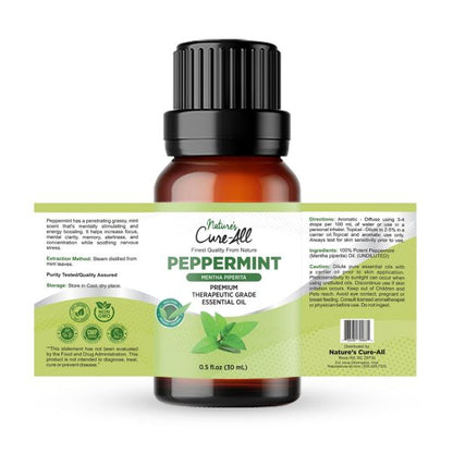 Nature's Cure-All Peppermint Essential Oil | Free Shipping | 100% Pure and Natural